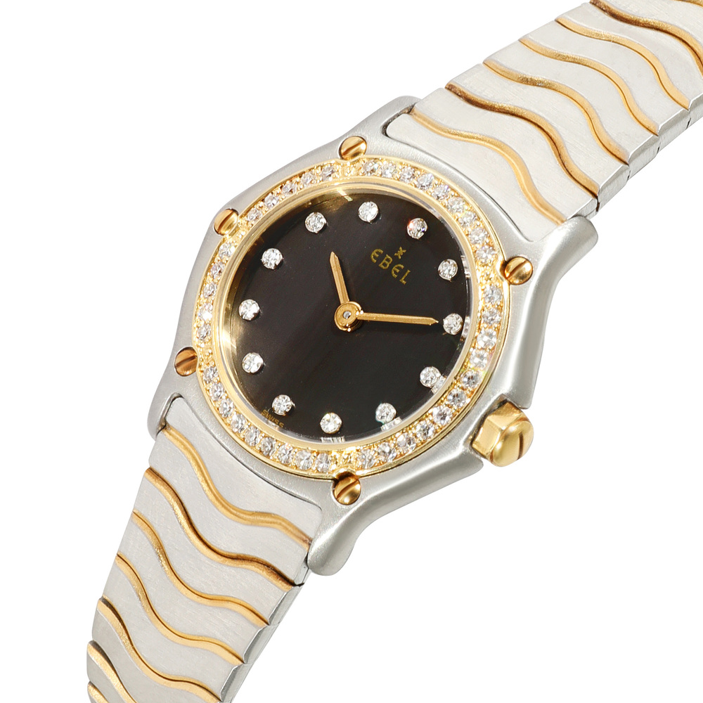 Ebel Wave 1057902 Women's Watch in 18kt Stainless Steel/Yellow Gold - Picture 3 of 4
